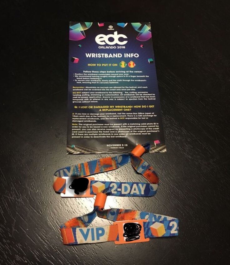 2 Day EDC VIP Tickets