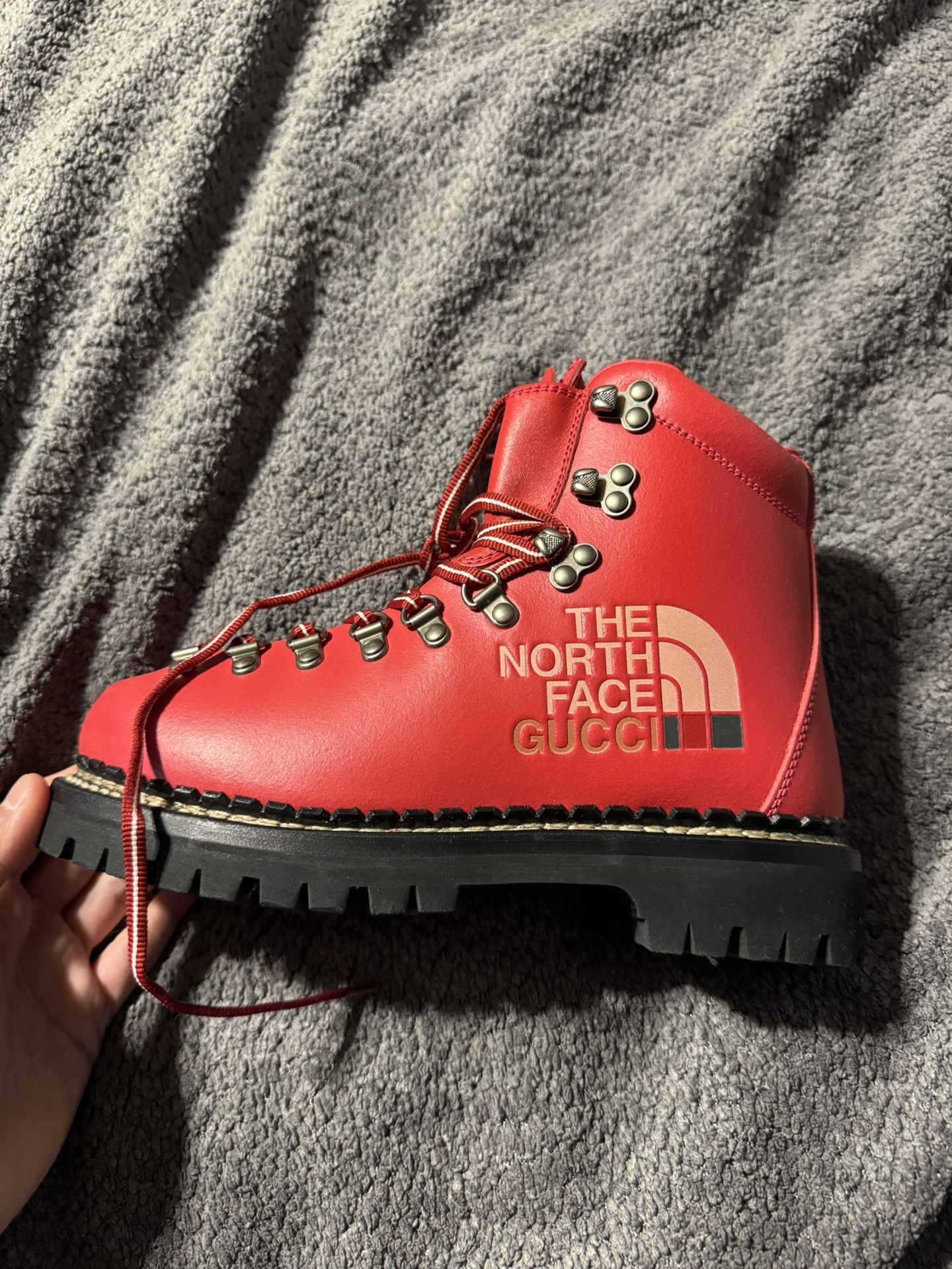 Gucci x North Face Hiking Boots