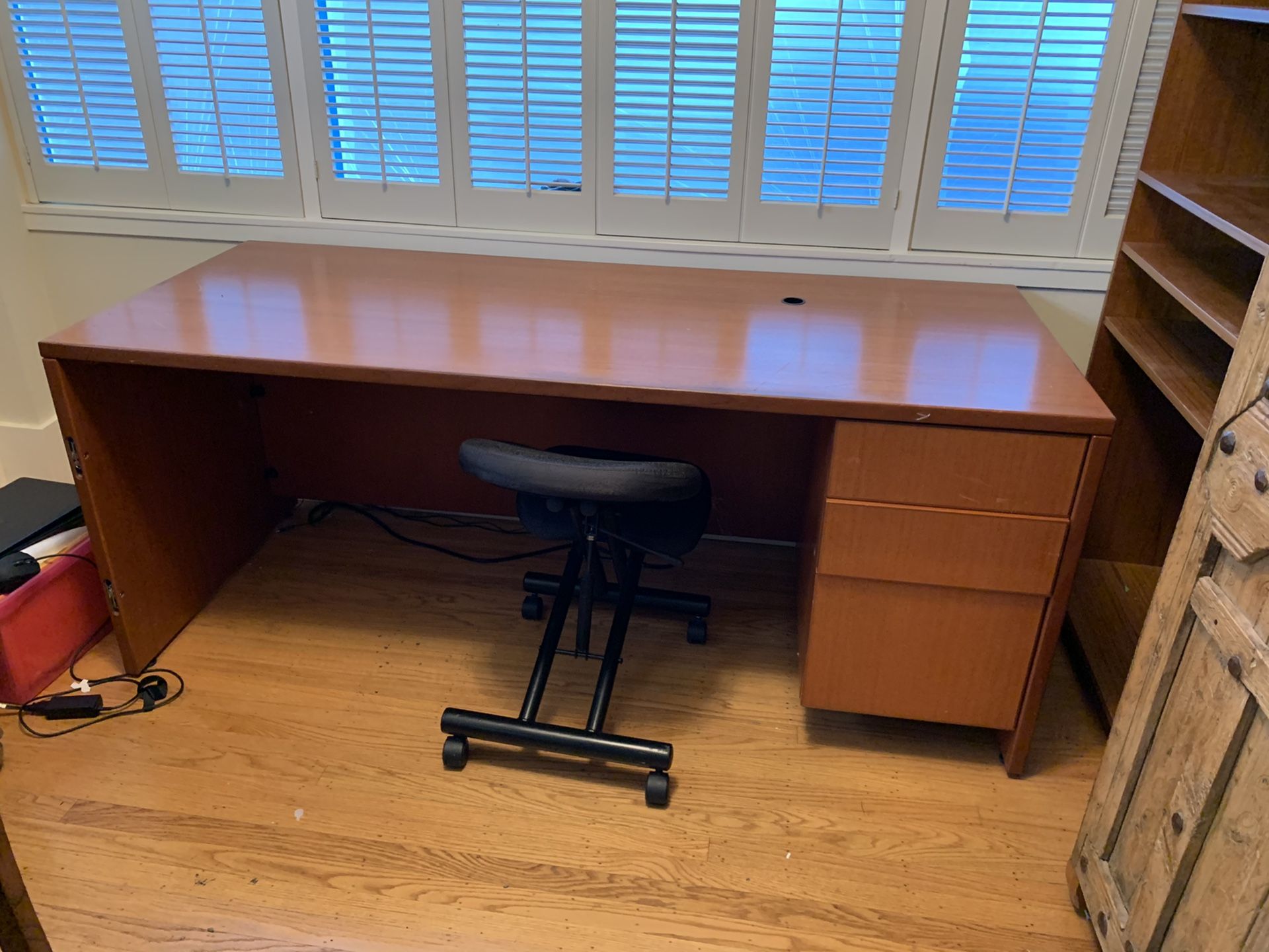 Free!! Wooden desk (chair is gone)