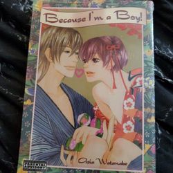 New Because I'm a Boy! by Watanabe Asia (2006, Trade Paperback)