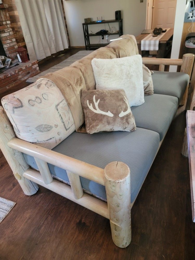 Beautiful Coach Sofa Set Solid Wood