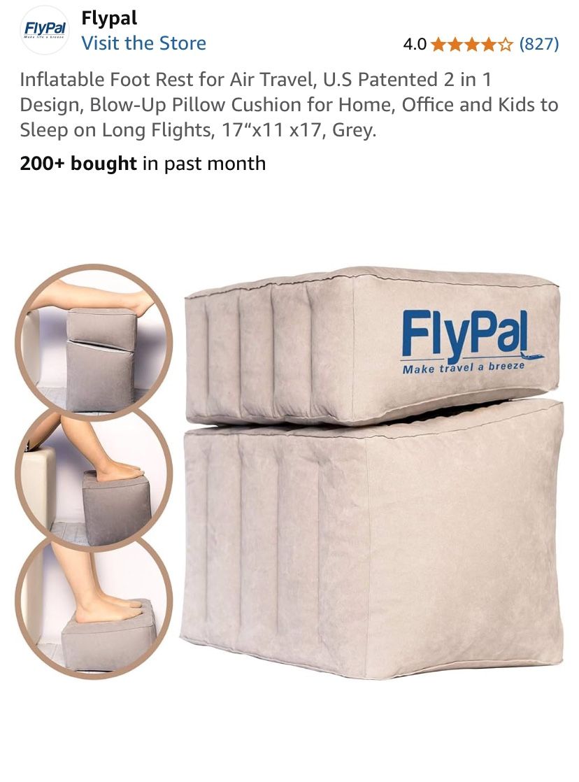 Inflatable Foot Rest Cushion