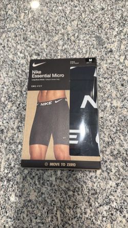 Nike Essential Microfiber Boxer Briefs (3 Pack) Medium