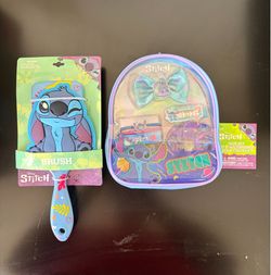 Disney Lilo & Stitch Hair Accessories Gift Set - Includes Bows, Clips & Scrunchie - Kids Travel & Party Favors