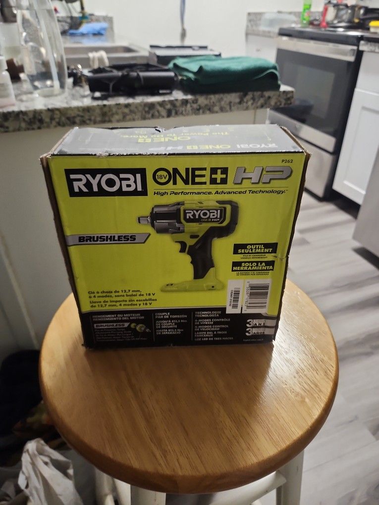 Ryobi 18v Brushless 1/2 Impact Wrench