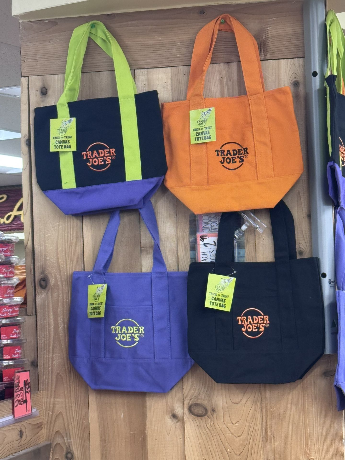 Trader Joe’s Halloween Mini Totes !!!