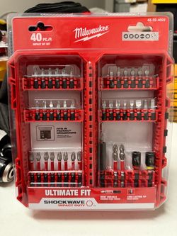 Milwaukee Shockwave 40-Piece Impact Bit Set