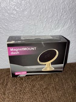 Magnetic dash mount for phone