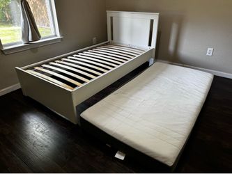 IKEA Frame( LURÖy) + Mattress (MORGEDAL) Twin