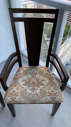 Solid Wood Upholstered Dining Chairs