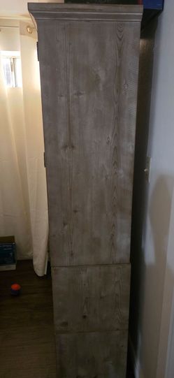 Tall Narrow Wooden Cabinet
