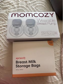 Momcozy wearable pump & milk storage bags
