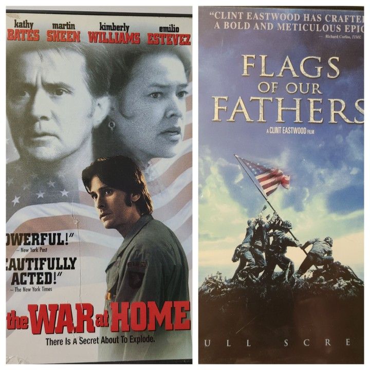 TWO DVD MOVIES - WAR & DRAMA $1.00 EACH