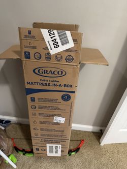 NIB Graco Crib Mattress And Protector.