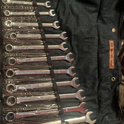 Wright Tool Sae Wrench Set Made In USA 