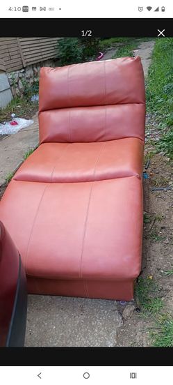 Orange layout chair