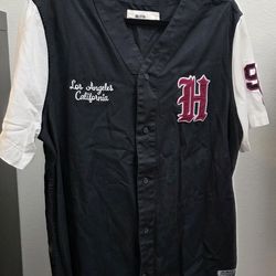 Hollister Baseball Jersey T-shirt CA California Size Large