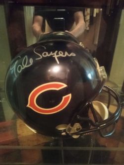 GAIL sayers signed helmet with J S.A. certificate of authenticity.