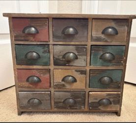 Rustic Multi-Color Drawer Organizer - Home Storage & Organization