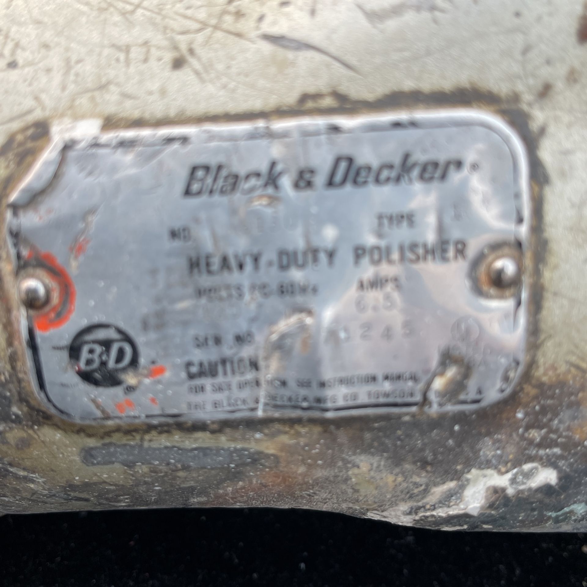 Car buffer - heavy duty, Black & Decker for Sale in Port St. Lucie