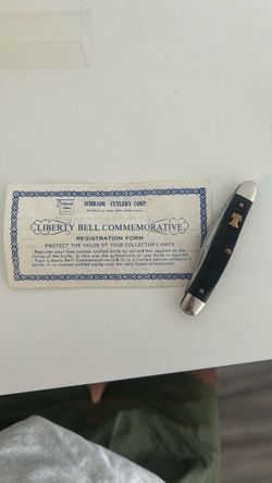 Schrade Liberty Bell Commemorative Pocket Knife LB-1