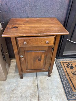 Nice wood nightstand