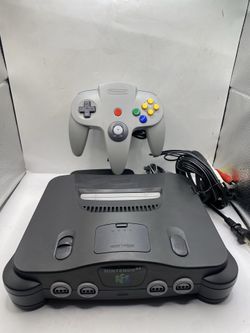 Nintendo 64 Console, OEM Gray Controller N64 Tested Working NUS-001 USA vintage