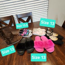 Girl's Shoes - Size 13 & 13.5