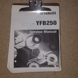 Service Manual For A Yamaha 1992 To 1998 Yfb250 Four Wheeler