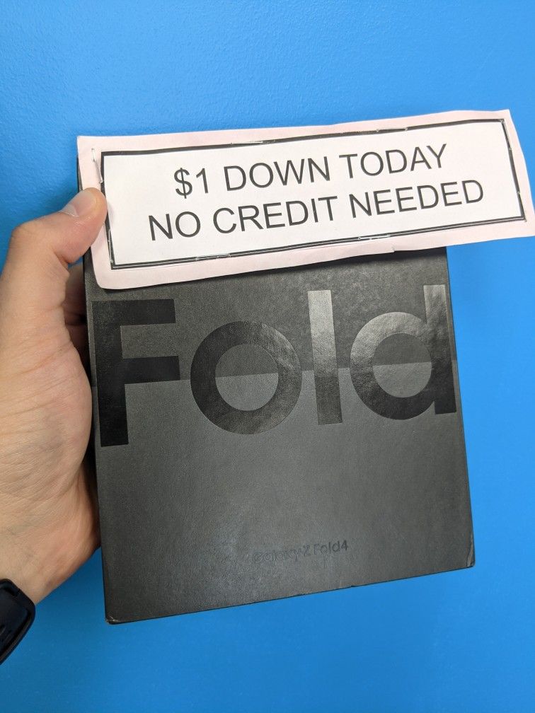 Samsung Galaxy Z Fold 4 5G NEW PAYMENTS AVAILABLE $1 Down Today