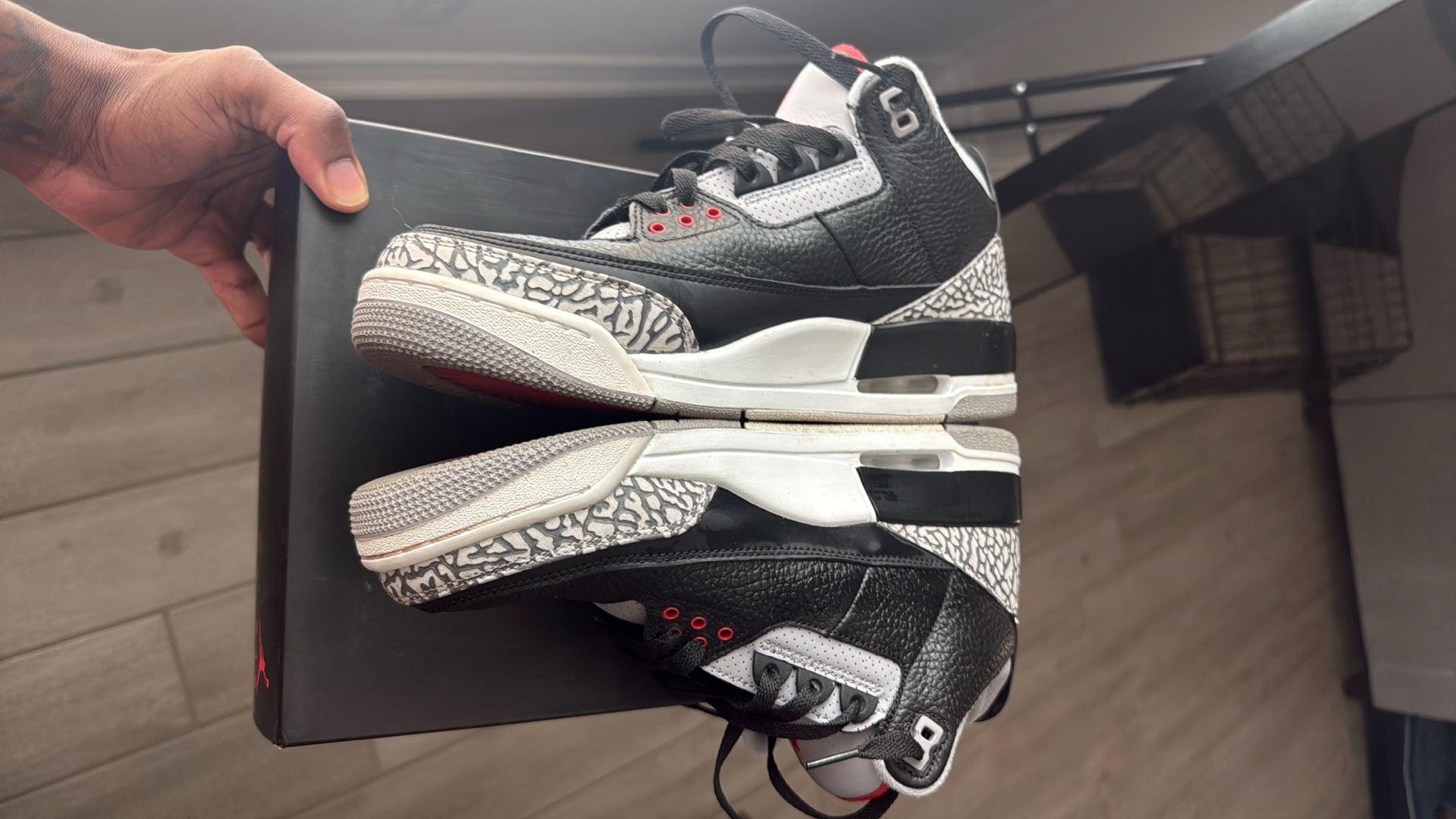 Air Jordan 3 Retro OG “Black Cement” (Size 9.5)