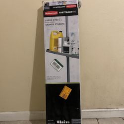 Rubbermaid FastTrack Large Garage Shelf – Wall Storage Organizer