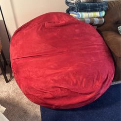 5ft Giant Red Beanbag