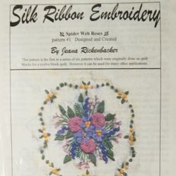 Silk Ribbon Embroidery Pattern NEW