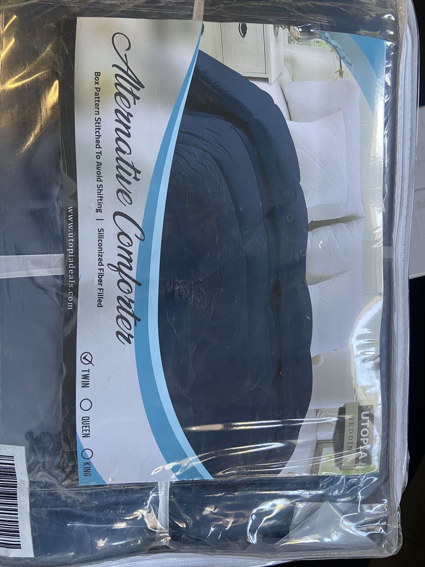 Blue Comforter Bedding (Twin) Size