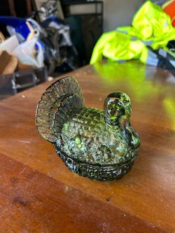 Turkey glass dish