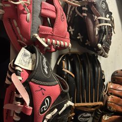 Baseball Gloves Models And Prices Listed In Description 