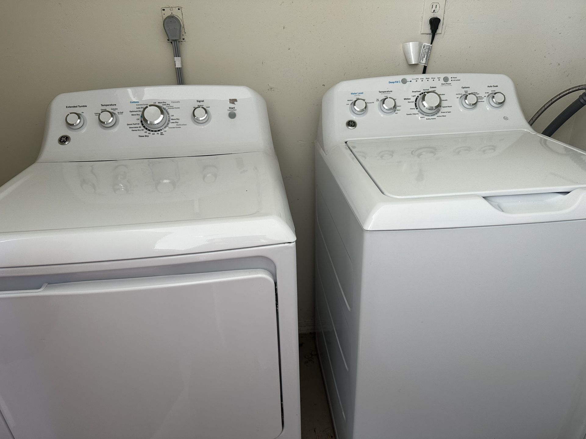 Both New  Washing Machines And Dryer 