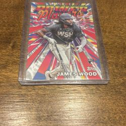 Washington Nationals James Wood Rookie Power Players Insert