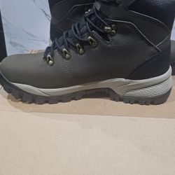 Waterproof hiking boots for men, leather boots for outdoor hiking

Size 11 