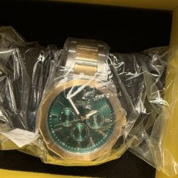 Men's 46847 Speedway Quartz Chronograph Green Dial Watch