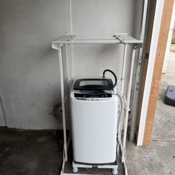 Black & Decor Washer/Dryer Rack