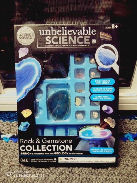 Science Squad Unbelievable Science Rock & Gemstone Collection Set