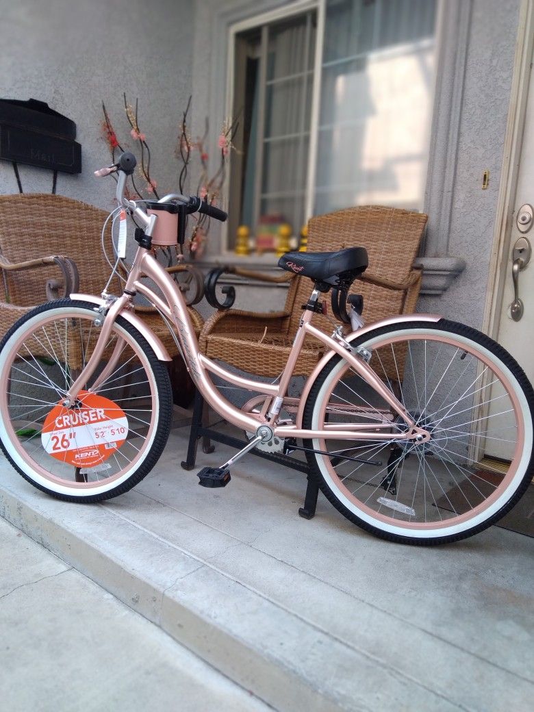 7SPEED CRUISER BIKE ROSE GOLD