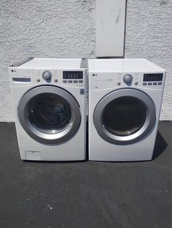 LG washer and gas dryer
