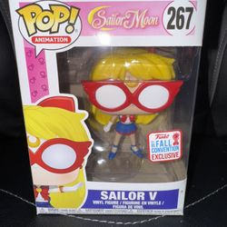 Funko Pop! Sailor Moon 267 -Sailor V Vinyl Figure 2017 Fall Convention Exclusive