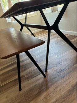 Wood Dining Table and Bench