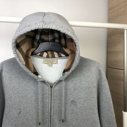 Burberry zip hoodie sale cheap
