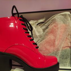 Azalea's Wang Red Boots. NEW
