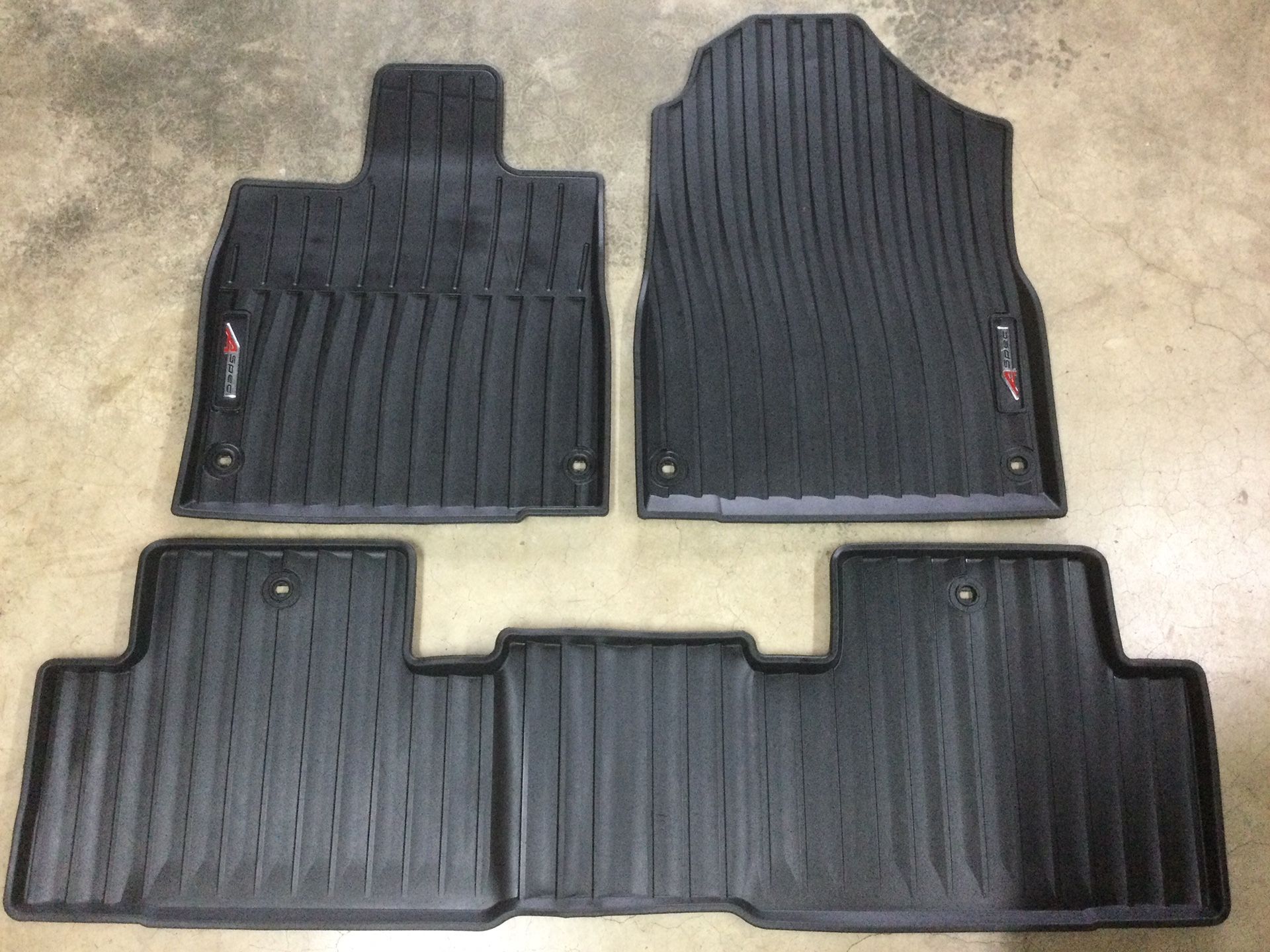 Genuine OEM Acura MDX All Weather Floor Mats